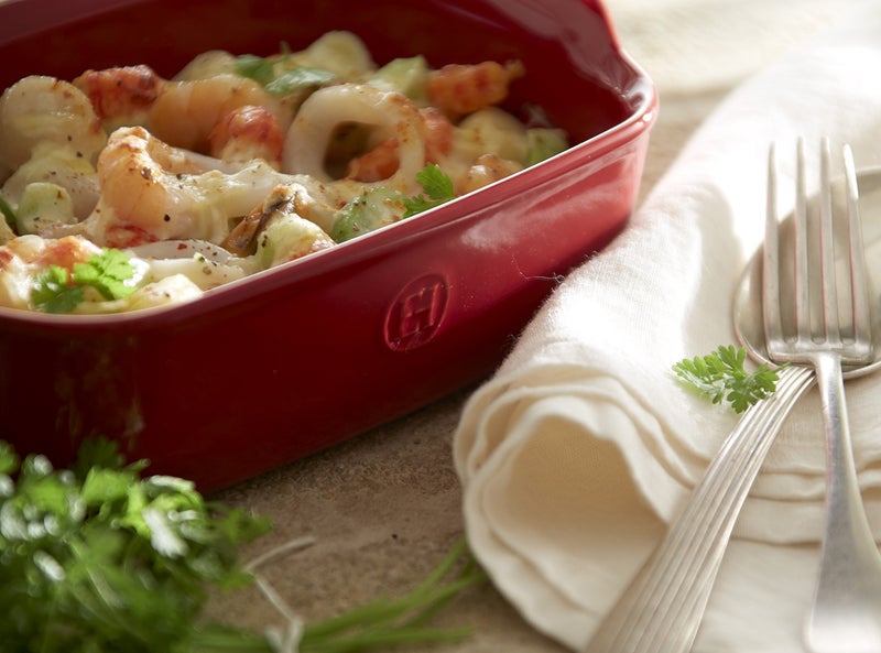 Emile Henry Ultime Collection 8.7" x 5.5" Rectangular Baking Dish | Flour - Image 2